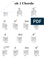 Book 1 Chords: OOO OOO X O O