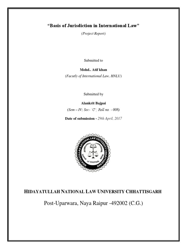Jurisdiction in International Law Explained | PDF | Jurisdiction | U.S ...