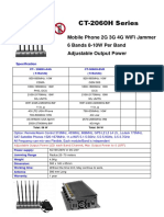 CT-2060H 6 Bands High Power 56W 4G Mobile Phone WiF Jammer