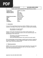 Application Note AN-LM2A-0005v120EN: Vector Control With Peripheral PG (Synchronous Motor)