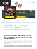 3 Exemplos de Fundamentação Teórica Para o Seu TCC