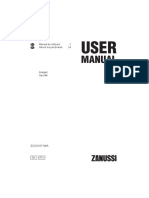 Manual Utilizare Aragaz Zanussi ZCG21071WA PDF