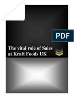 The Vital Role of Sales at Kraft Foods UK