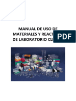 Manual de Uso y Rehuso para Dispositivos Medicos en El Laboratorio Clinico