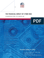 1A. The Financial Impact of Cyber Risk - 50 Questions Every CFO Should Ask - ISA-ANSI 2008 PDF