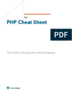 PHP Cheat Sheet: Beginner's Essential
