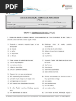 Testes português 8 ano