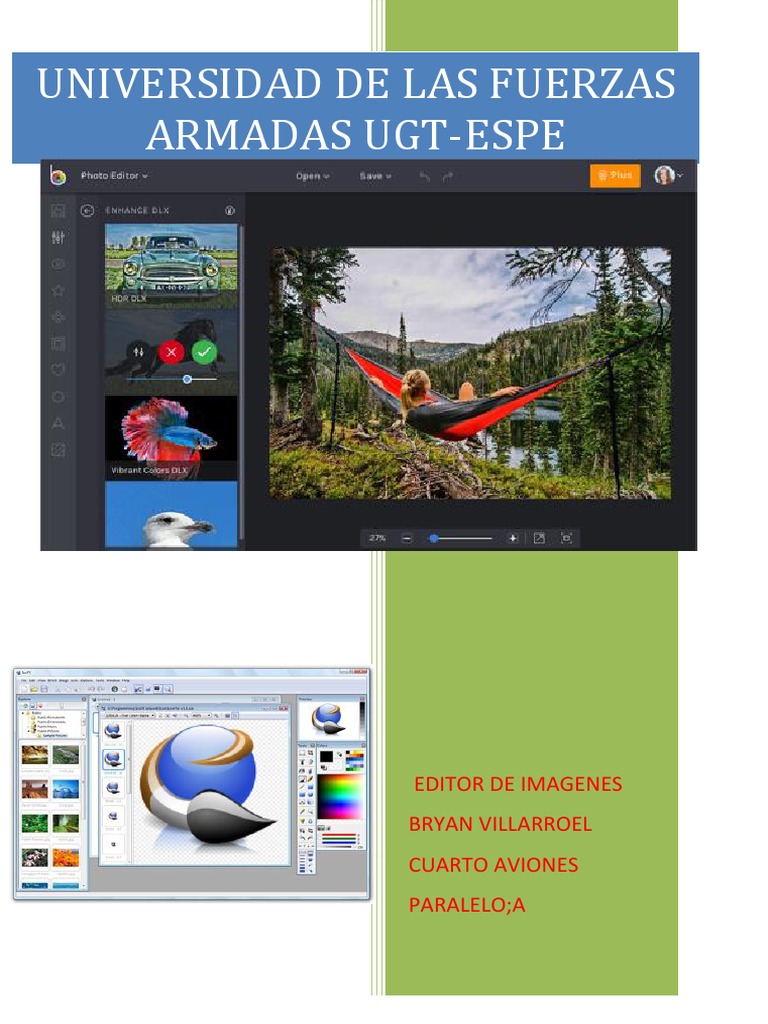 Edición Digital de Imágenes: Definición y Funciones | PDF | Edición de ...
