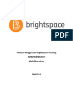 Panduan Manual Brightspace Instruktur