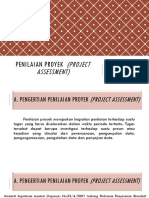 PENILAIAN PROYEK (Project Assessment)