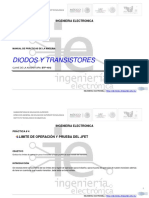 Manual de Practicas de Diodos y Transistores UNIDAD III