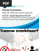 Reunião Aviação Experimental ANAC 