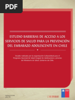 2011 Estudio Barreras Acceso a Salud Adolescentes Culturasalud