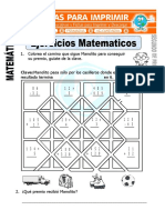 Ficha de Ejercicios Matematicos para Segundo de Primaria