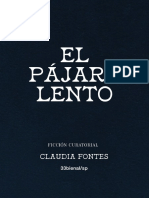 El Pajaro Lento Claudia Fontes ESP