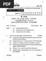 Data Communication Networks (EEC-702)