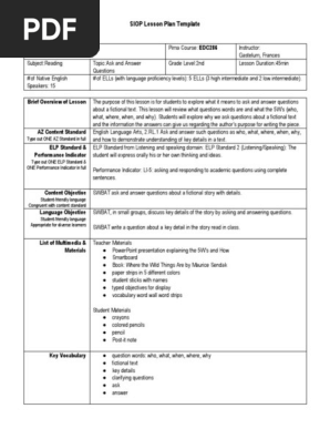 edc286-m7a1 siop lesson plan