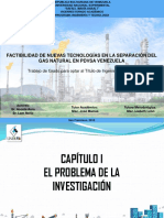 Factibilidad de Nuevas Tecnologías en La Separación Del Gas Natural en Pdvsa Venezuela