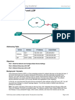 10.1.2.5 Lab - Configure CDP and LLDP