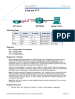 10.2.3.6 Lab - Configuring Syslog and NTP.docx