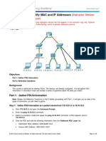 5.3.1.3 Packet Tracer - Identify MAC and IP Addresses - ILM