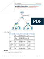 7.2.4.9 Packet Tracer - Configuring IPv6 Addressing - ILM PDF