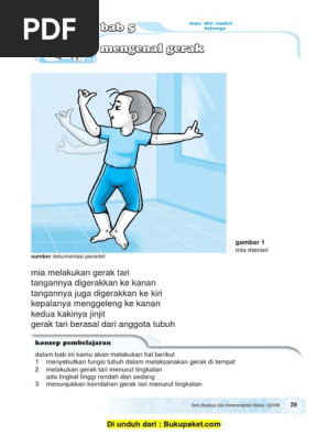 Pelajaran 5 Mengenal Gerak
