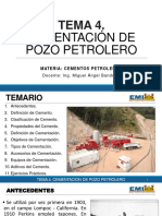 Cementación de Pozo Petrolero