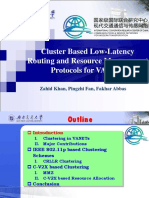 Cluster Based Low-Latency Routing and Resource Management Protocols