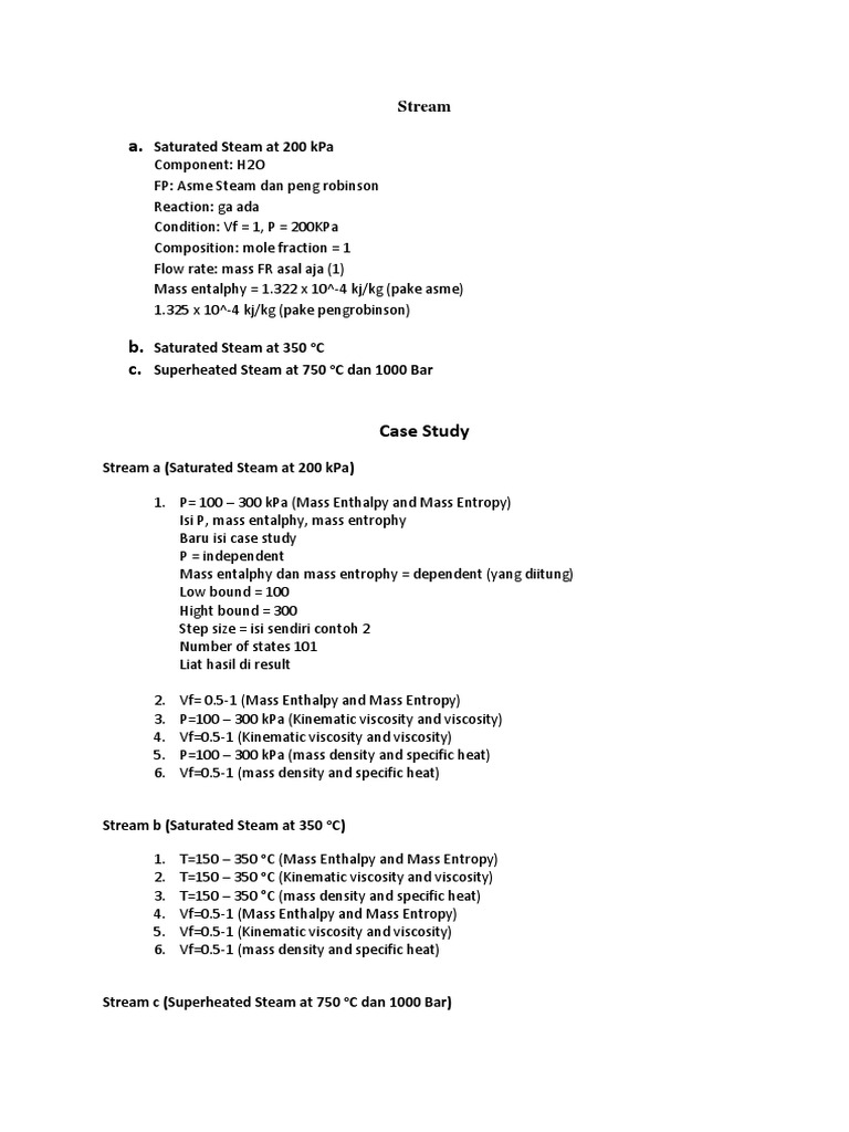 Saturated & Superheated Steam Analysis | PDF