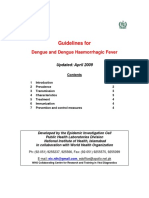 Guidelines For: Dengue and Dengue Haemorrhagic Fever