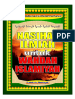 Nasihat Wahdah Islamiyyah