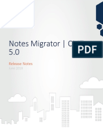 Notes Migrator 5.0 Release Notes