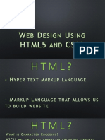 Html5 and Css3 - Intro