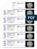 STF Sample Trays and Medical Supplies List