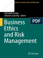 Business Ethic and Risk Management