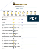 Vremea In Ploiesti Judetul Prahova Prognoza Meteo Pe 7 Zile