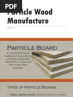 Particle Wood Manufacture