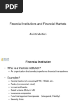 L1 Financial Institutions and Markets - New