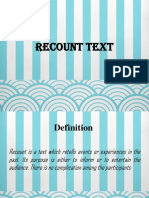 Recount Text