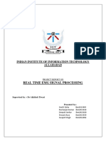 Real Time Emg Signal Processing