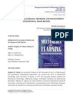 Multimedia For Learning: Methods and Development (3Th Edition) - Book Review