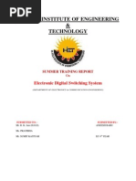 Download MTNL Training Report by Punk Babu SN39467750 doc pdf