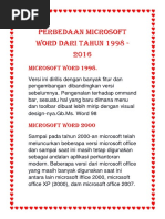 Perbedaan Ms. Word