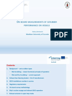 On Board Measurements of Scrubberperformance On Vessels