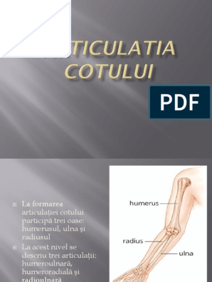 (PDF) Artrita reumatoida a articulației cotului | Curtean Sergio - caserenovari.ro