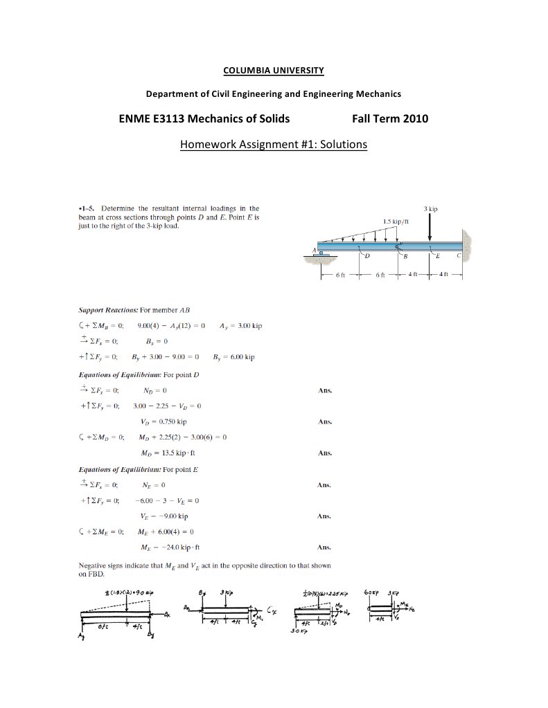 HW 1 Solutions | PDF