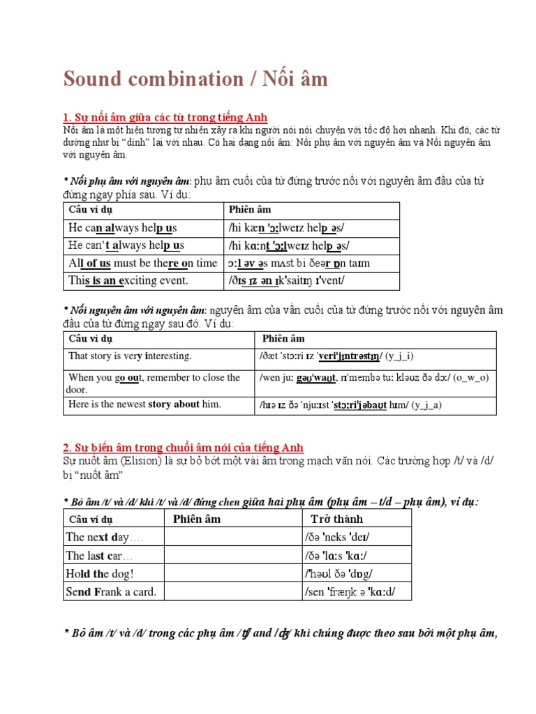 Sound Combination | PDF