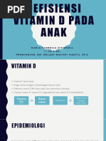 Defisiensi Vitamin D Anak