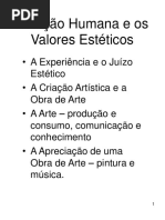 A Acção Humana e os Valores Estéticos.ppt
